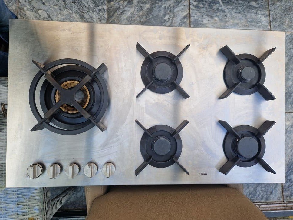 ATAG Inbouw Gasfornuis 5-pits - 90,5x52x1 cm, Ophalen, Gebruikt, Inbouw, Gas