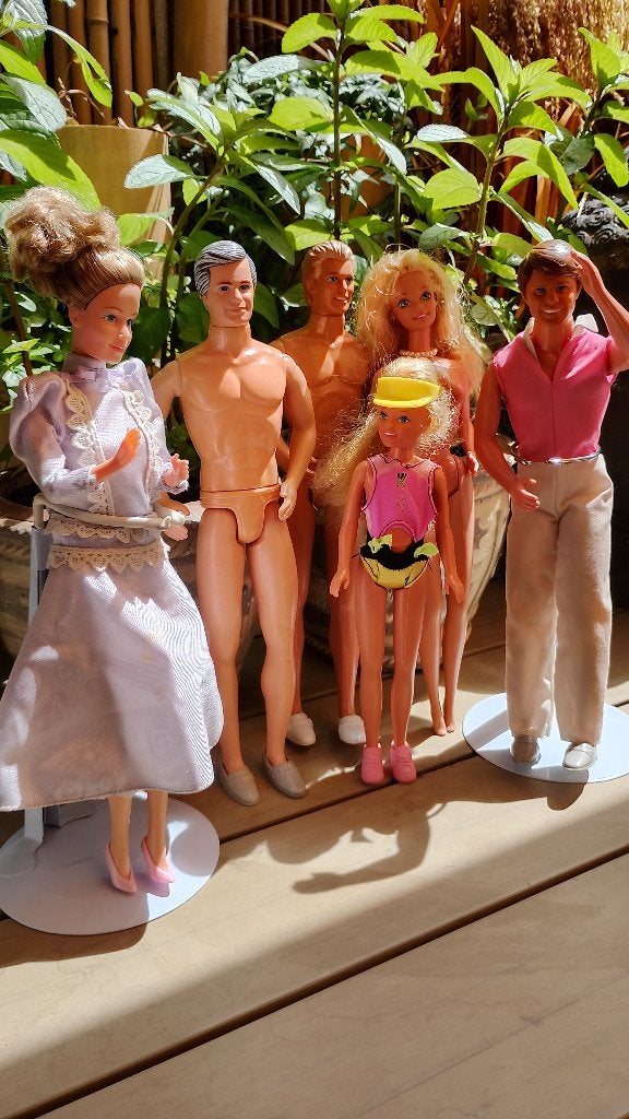 Vintage Barbie en Ken poppen Mattel jaren 60, Ophalen of Verzenden