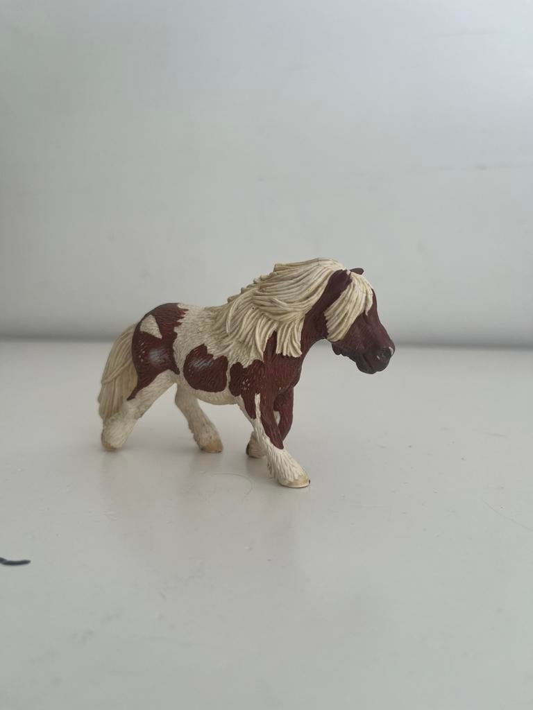 Schleich paarden, Shetlanders, Ophalen of Verzenden, Gebruikt, Paard, Beeldje of Figuurtje