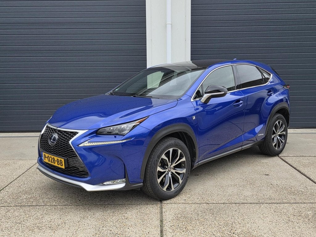 Lexus NX 300h AWD F Sport Line, Auto's, Lexus, Automaat, Gebruikt, Blauw, 1760 kg