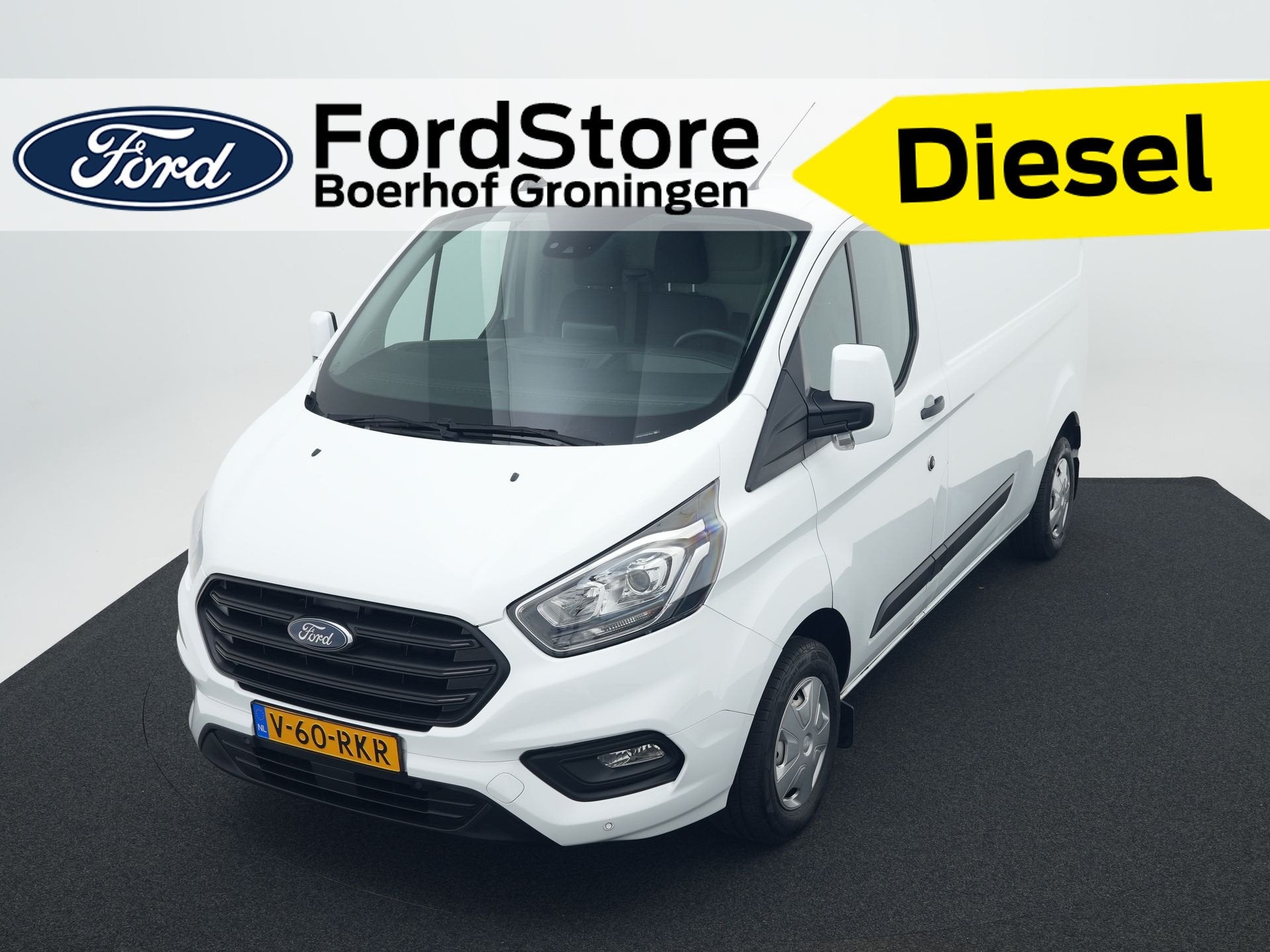 Ford Transit Custom 300 2.0 TDCI L2H1 Trend | Stoelverwarmin, Voorwielaandrijving, 4 cilinders, 1991 kg, Wit