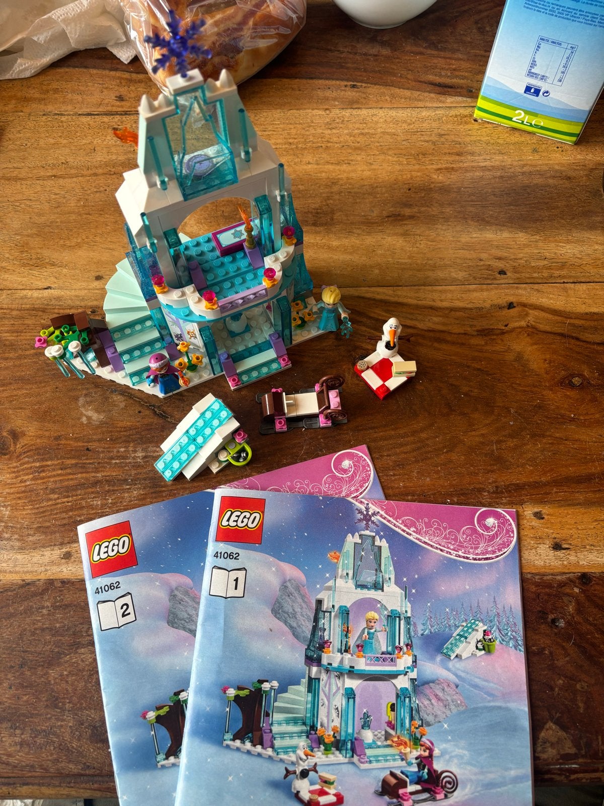Lego Friends 41062 Elsa's fonkelende ijskasteel compleet, Gebruikt, Lego, Ophalen of Verzenden, Compleet