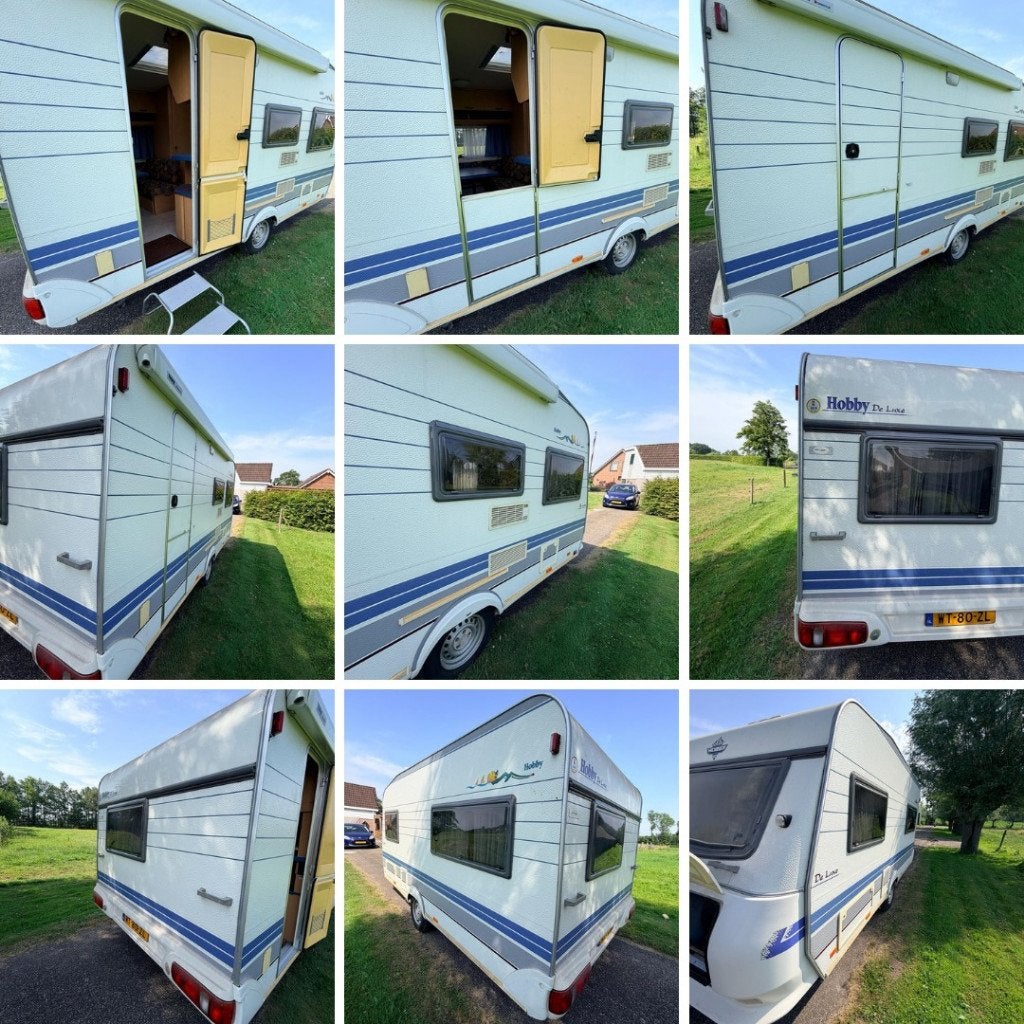 Prachtige Hobby 10 De Luxe, Caravans en Kamperen, Caravans, Luifel, Hobby, Treinzit, Particulier