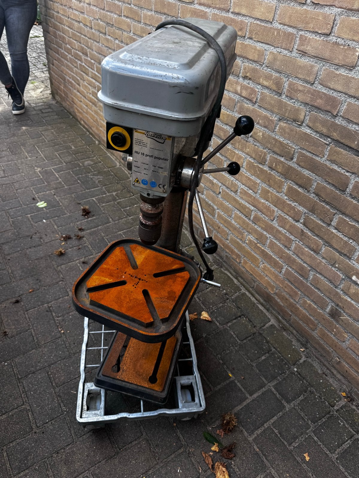 Foto 2 van Robuuste Kolomboormachine - Huvema HU 16 Profi Populair