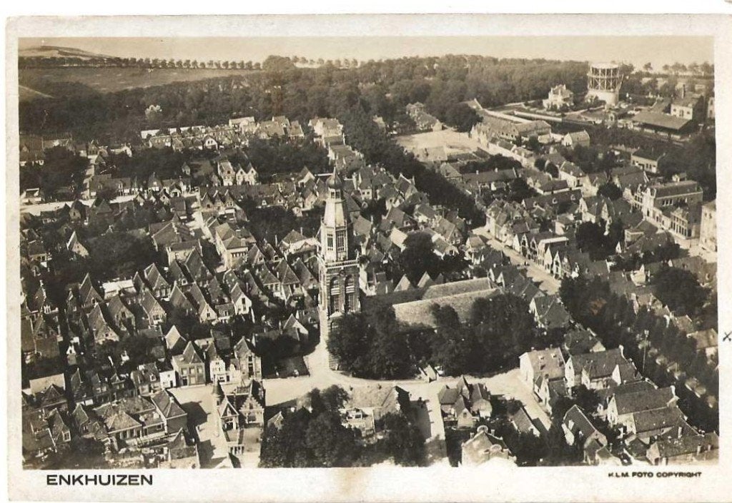 Jt27-145   Enkhuizen-KLM  Uitgever -1932, Verzenden, 1920 tot 1940, Gelopen, Noord-Holland