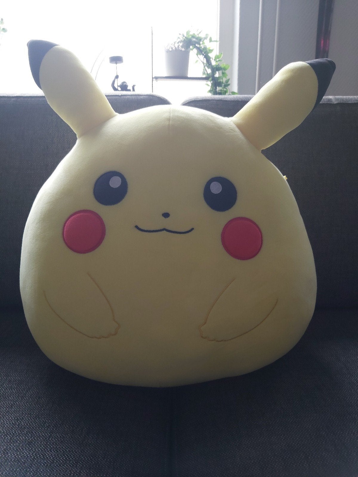 Pikachu Squishmallow Knuffel - Pokémon Pluche Kussen, Geel, Overige typen, Ophalen of Verzenden, Zo goed als nieuw