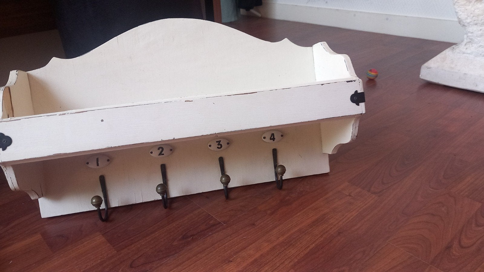 Brocante bakje met haken, Antiek en Kunst, Curiosa en Brocante, Ophalen
