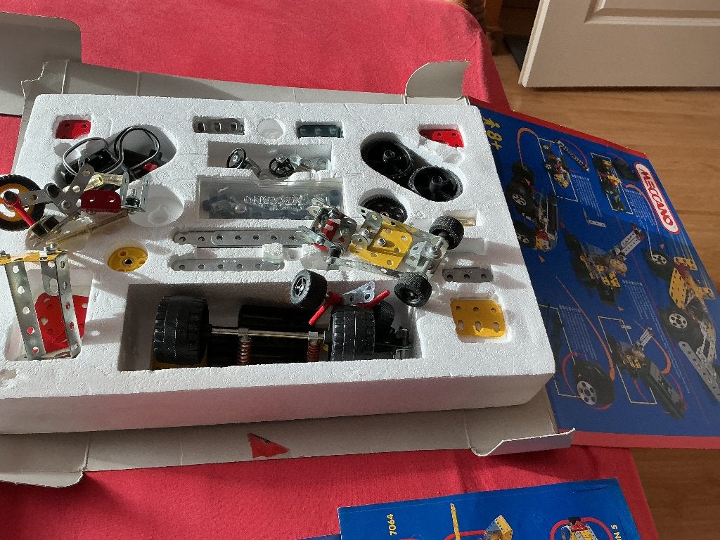 Doos met meccano, Ophalen of Verzenden, Gebruikt