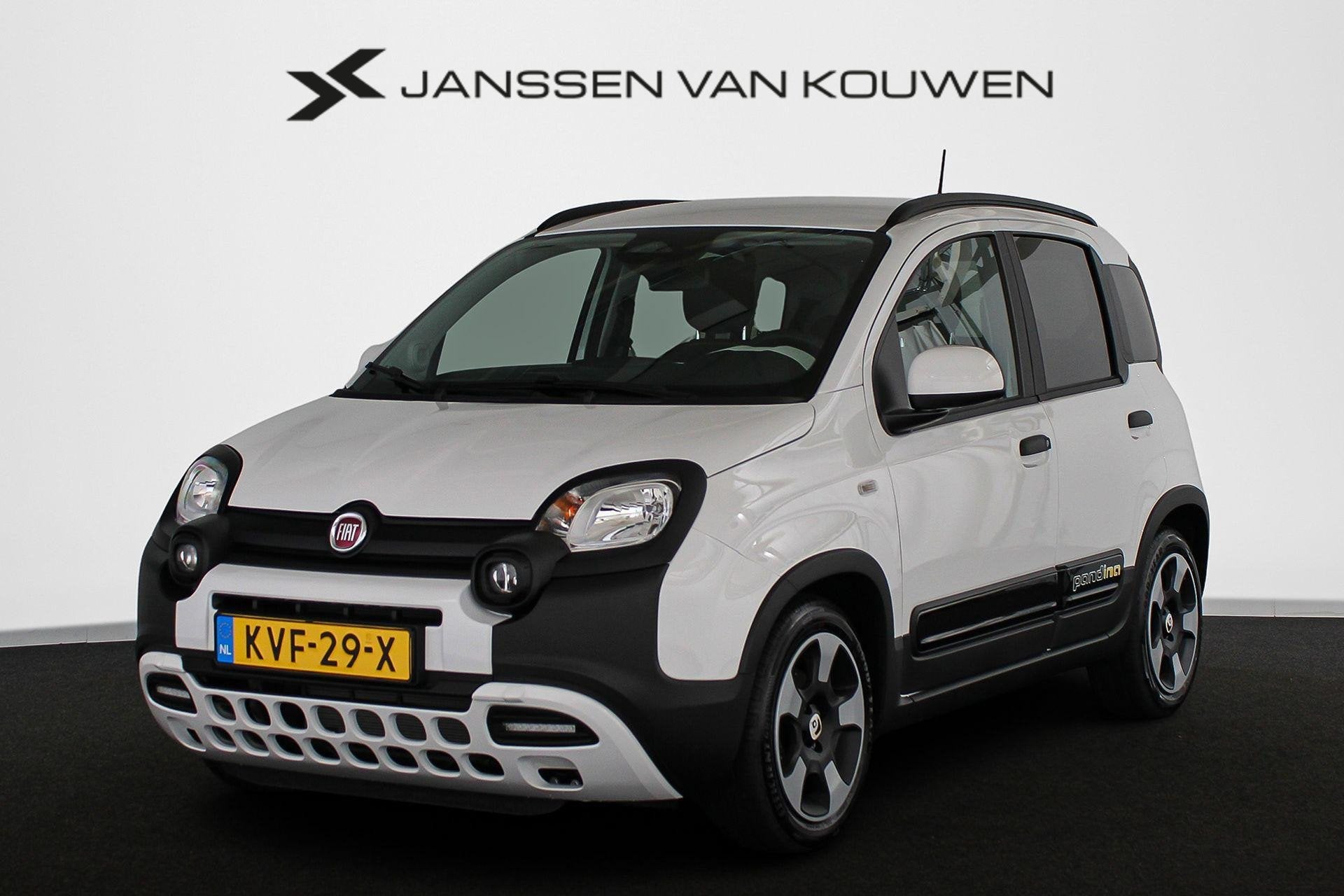 Fiat Pandina 1.0 Cross Airco Apple CarPlay Cruise Control, Auto's, Stof, Wit, Origineel Nederlands, Bedrijf