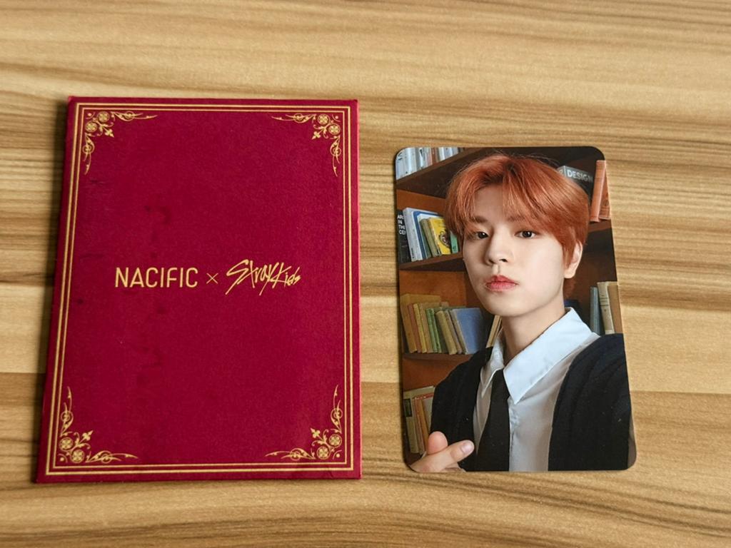 Stray Kids Seungmin photo card Nacific, Ophalen of Verzenden, Zo goed als nieuw, Foto of Kaart