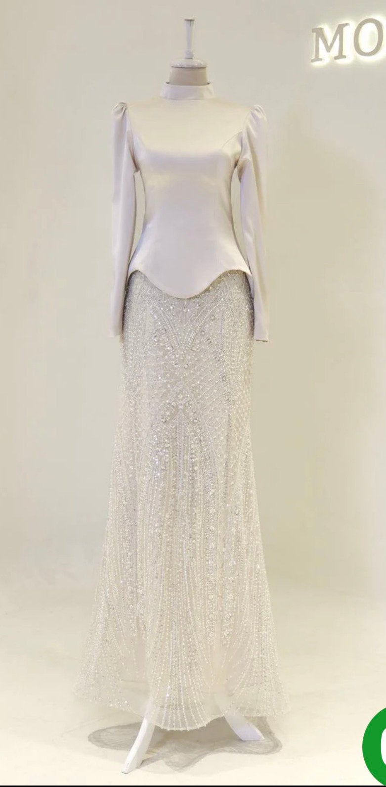 Moda Zehrada Hanin Dress, Kleding | Dames, Ophalen of Verzenden, Nieuw, Beige, Bruidsmeisjeskleding