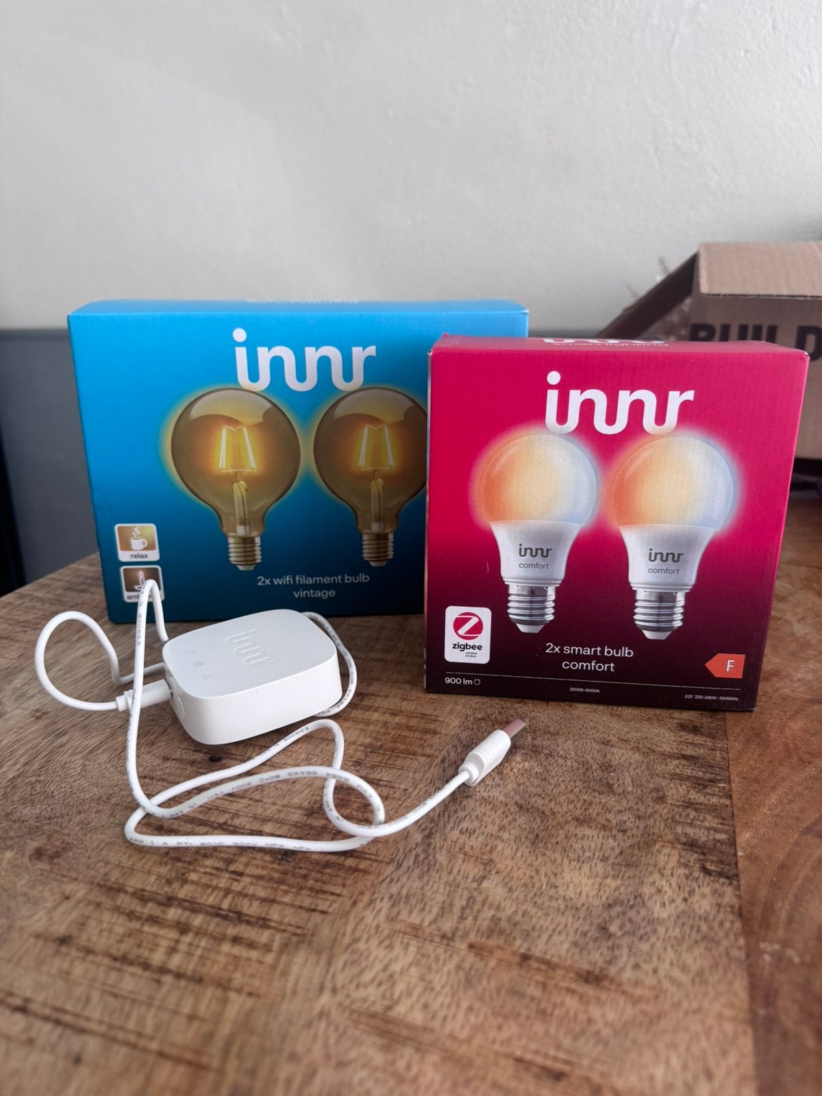 Innr lampen set inclusief bridge, Ophalen of Verzenden, Zo goed als nieuw