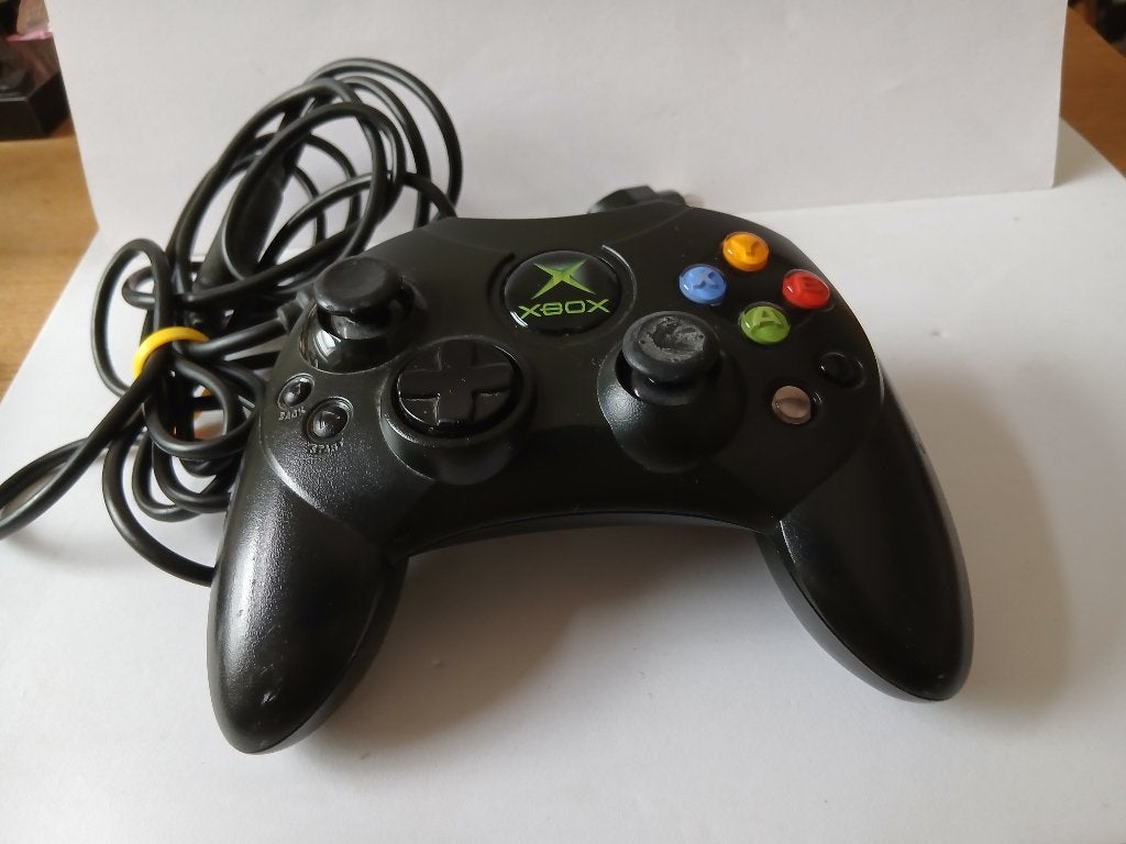 XBOX Controller, Spelcomputers en Games, Spelcomputers | Xbox | Accessoires, Ophalen of Verzenden, Gebruikt, Controller, Xbox Original