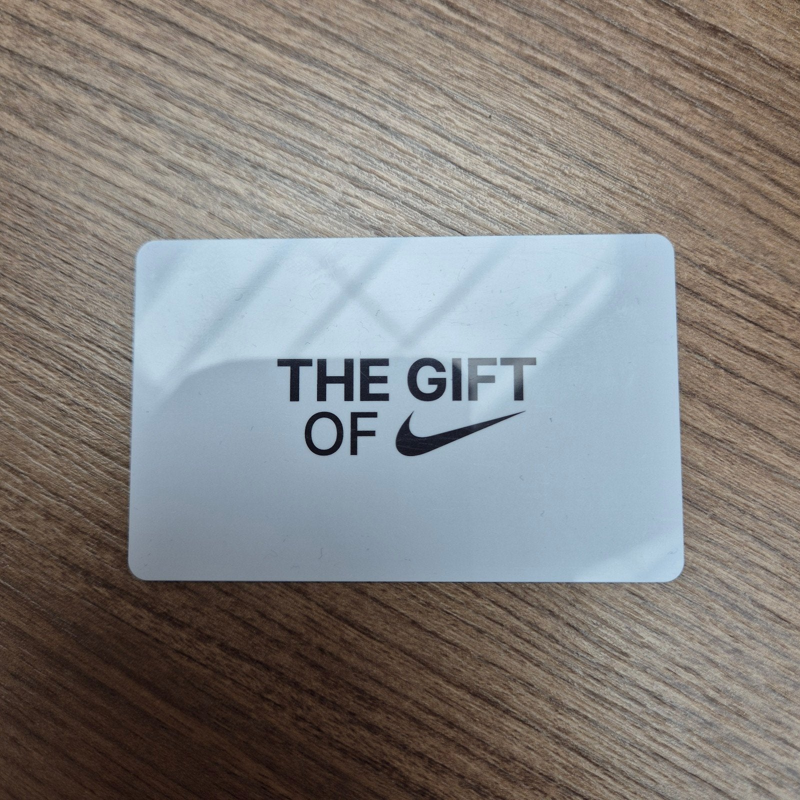 NIKE CADEAUKAART €110,-, Eén persoon, Cadeaubon