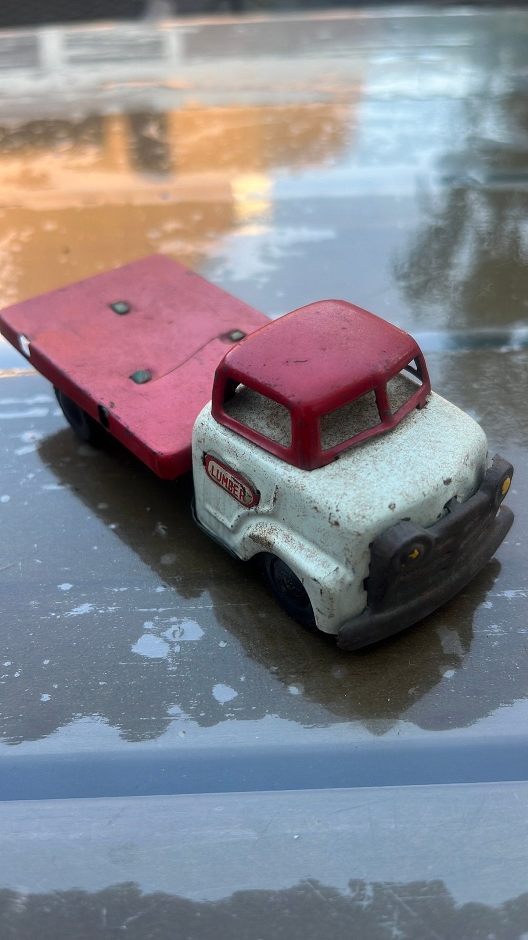 Vintage blikken truck, Ophalen of Verzenden, Gebruikt
