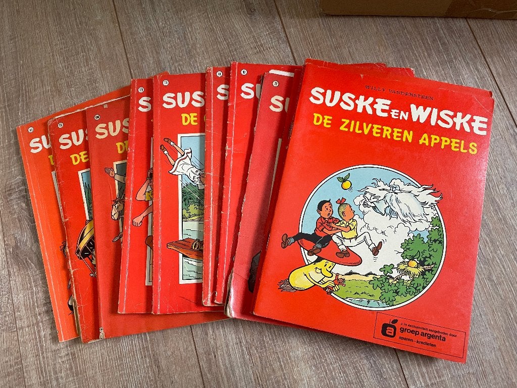 Suske en Wiske –8 albums, Meerdere stripboeken, Ophalen, Gelezen, Willy Vandersteen