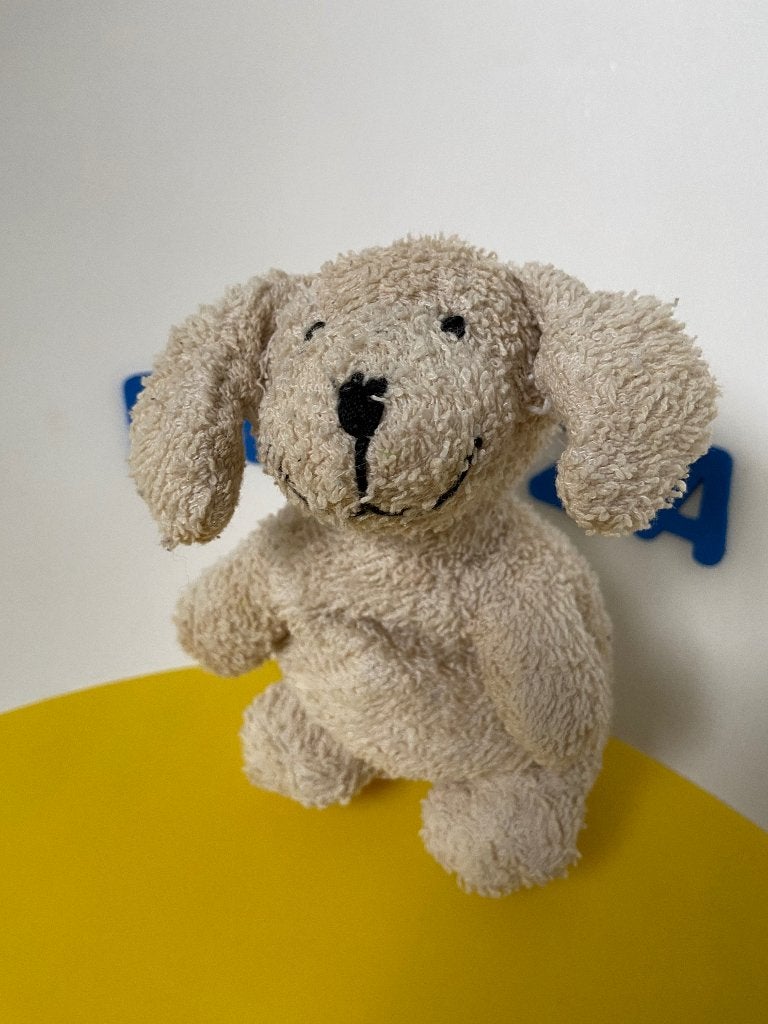 K2379 Russ Berrie hond hondje badstof, Kinderen en Baby's, Speelgoed | Knuffels en Pluche, Ophalen of Verzenden, Zo goed als nieuw