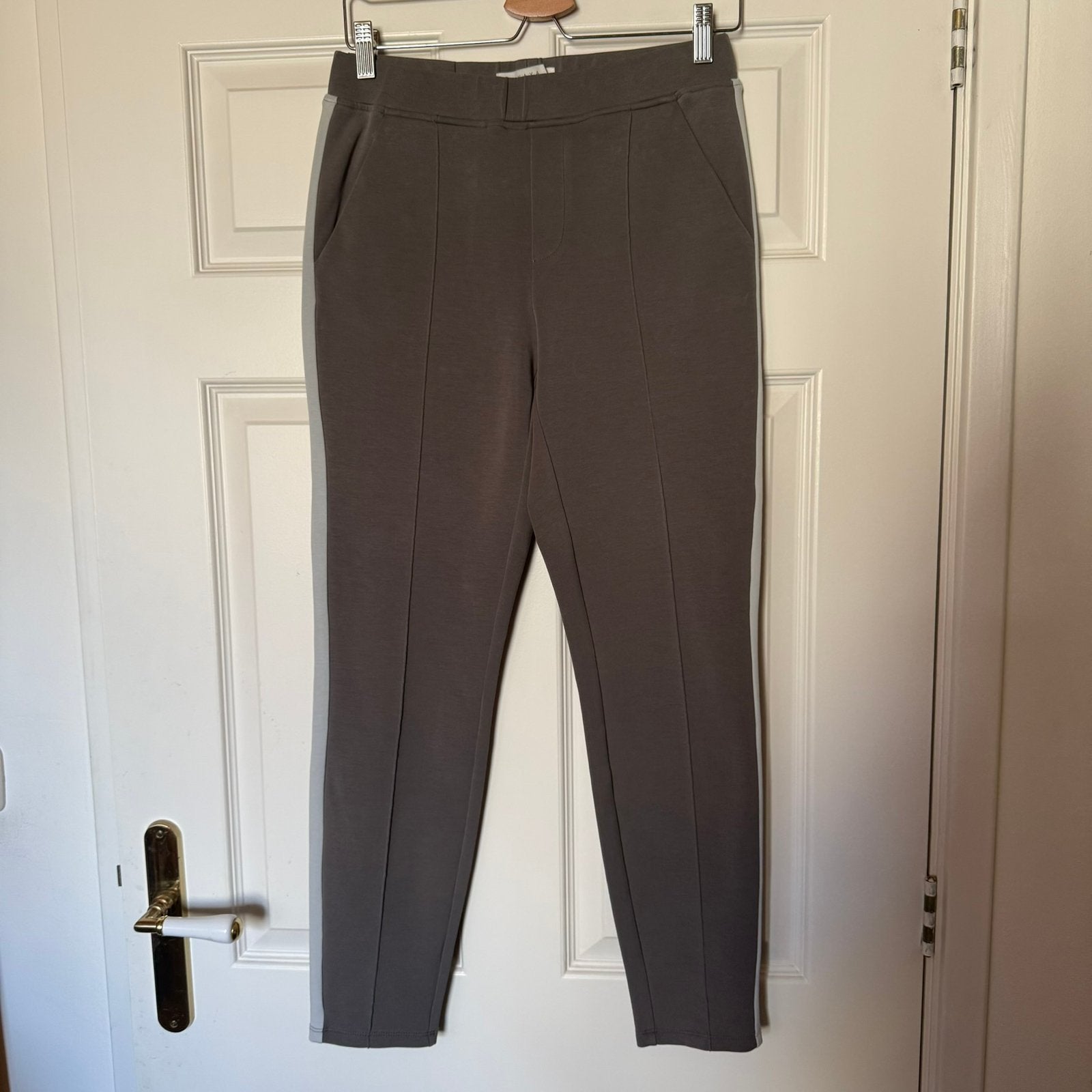 Yaya grijs/groene pantalon maat 36, Verzenden, Zo goed als nieuw, YAYA Women, Maat 36 (S)