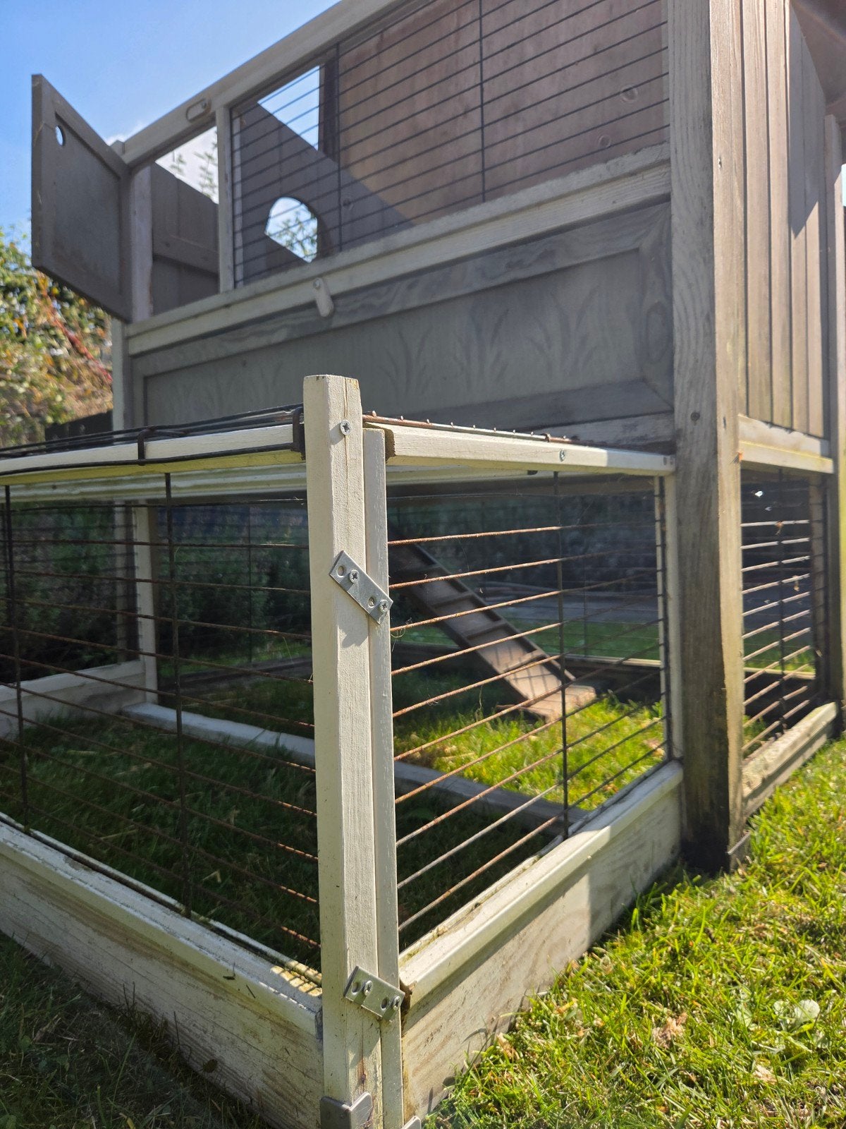 Konijnenhok + stro, hooi, zaagsel (gratis), Dieren en Toebehoren, Ophalen, Cavia, 90 cm of meer, Hok