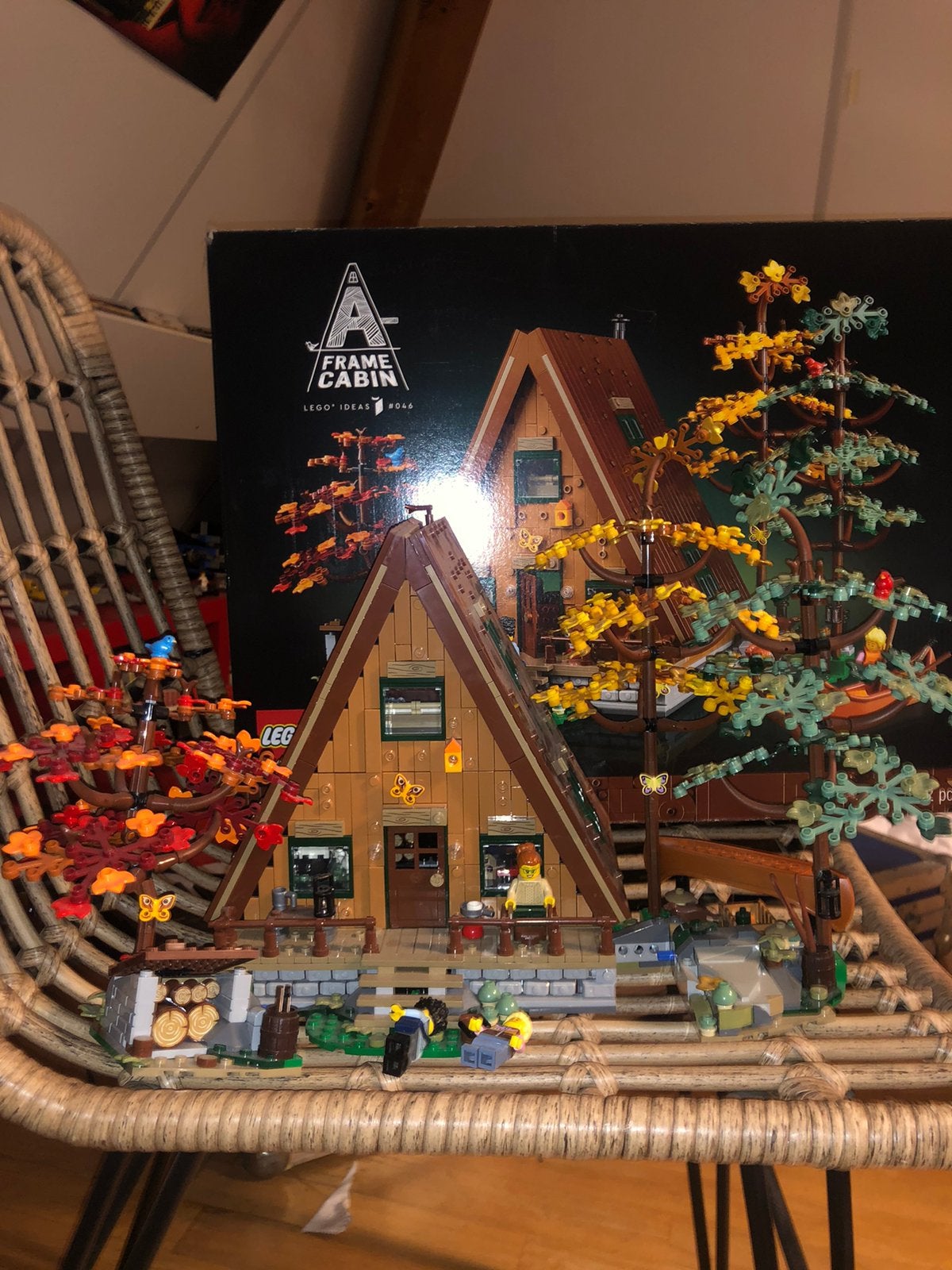 Lego Ideas 21338 A-Frame Cabin, Gebruikt, Lego, Ophalen of Verzenden, Ideas