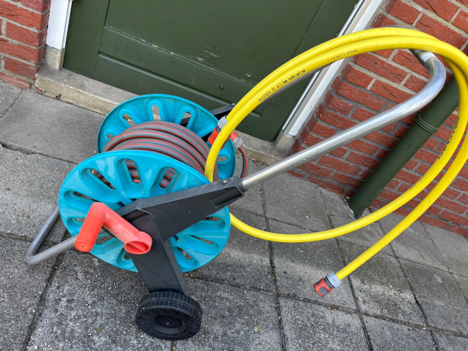 Gardena slanghaspel, Ophalen, Zo goed als nieuw