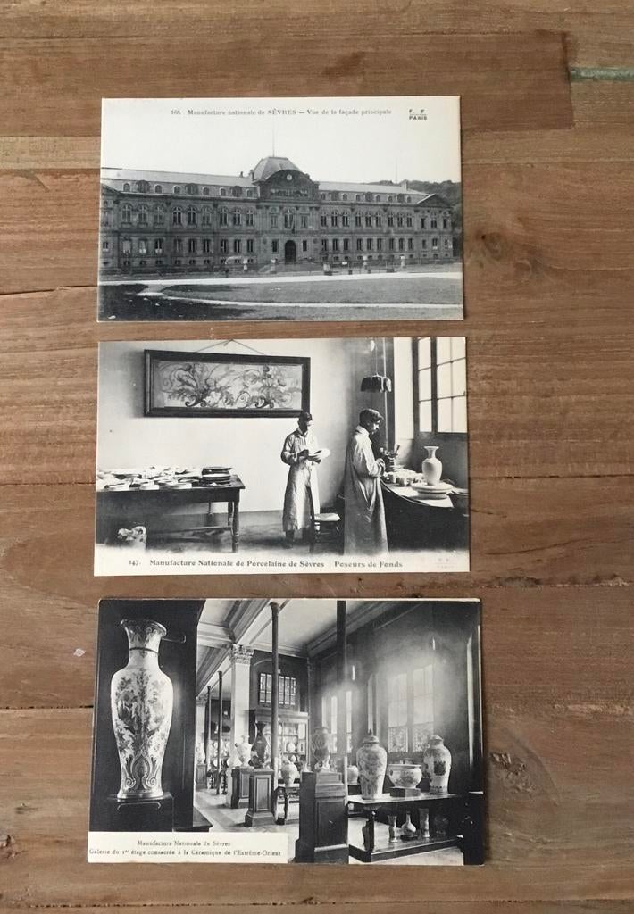 Historische ansichtkaarten- Manufacture nationale de Sèvres., Ophalen of Verzenden, Overig Europa