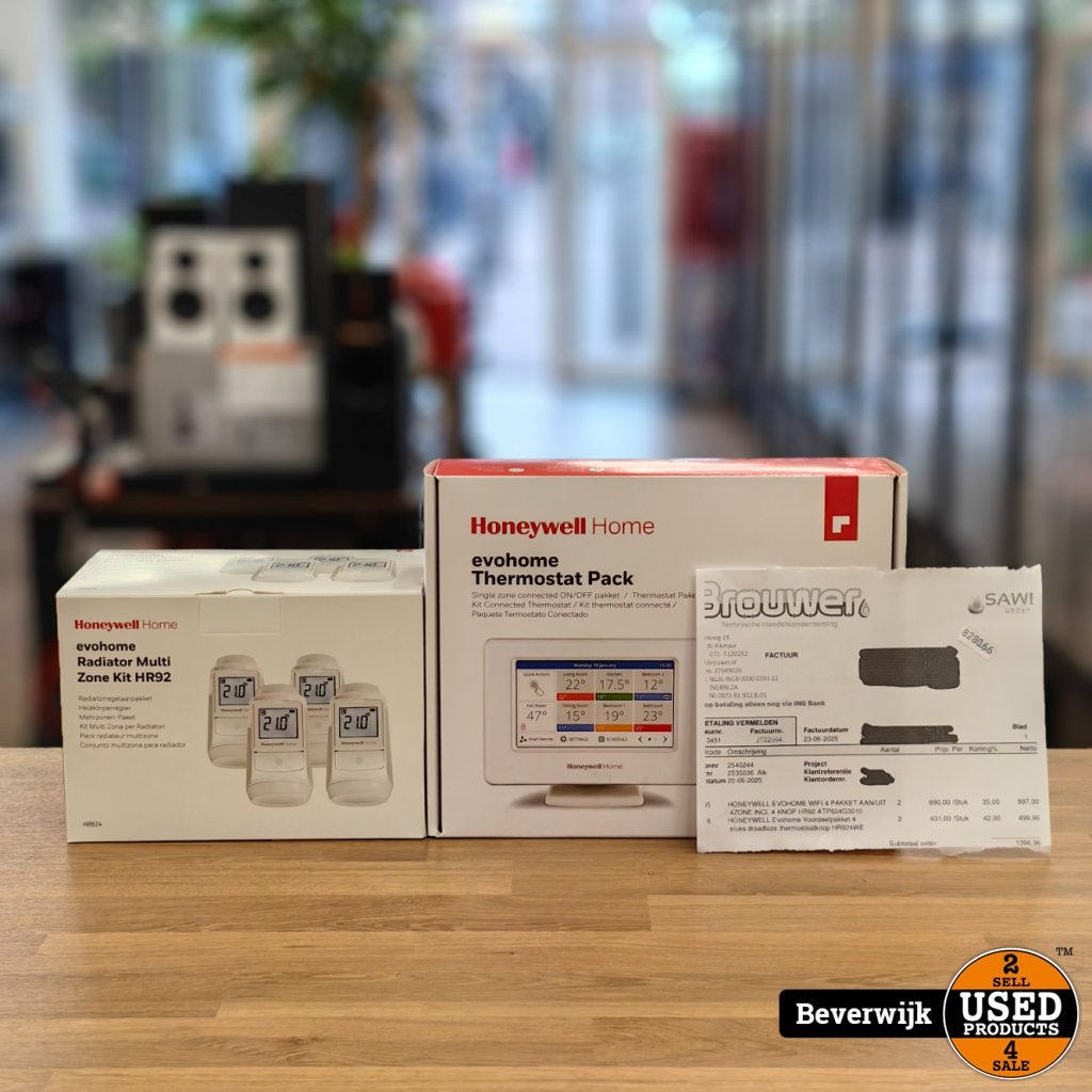 Honeywell Home Multi Zone WiFi Pakket - NIEUW!!!, Witgoed en Apparatuur, Thuistaps, Honeywell, Gebruikt, Support@honeywell.com