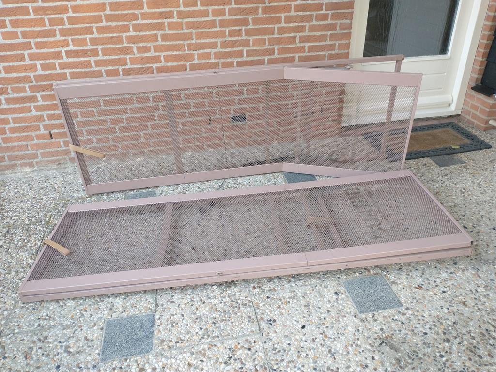 2 Auping spiraalbodems 70 x 200 handverstelbaar oa. Auronde, Ophalen, Verstelbaar, 70 cm of minder, Tweepersoons