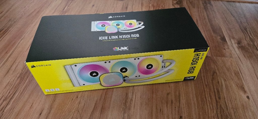 CORSAIR iCUE LINK H150i RGB Liquid CPU Cooler - 360mm AIO, Computers en Software, Ophalen of Verzenden, Zo goed als nieuw, Waterkoeling