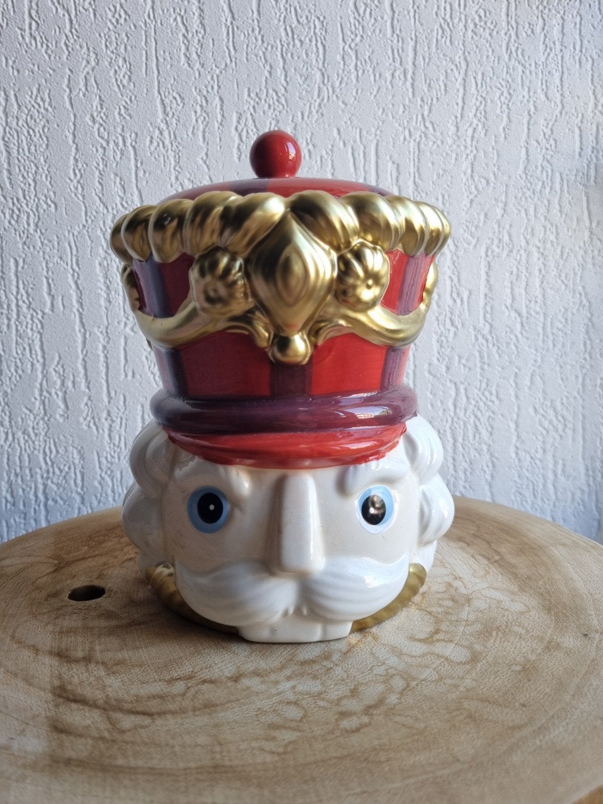 Notenkraker pot, Met deksel, Ophalen of Verzenden, Zo goed als nieuw, 20 cm