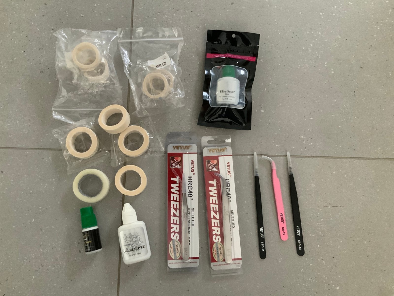 Wimperset one by one, Gebruikt, Ogen, Zwart, Ophalen of Verzenden