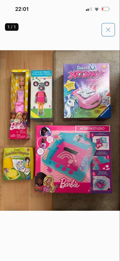 Teab Speelgoed Barbie, Xoomy Unicorn, Mandala Designer, Ophalen of Verzenden, Zo goed als nieuw