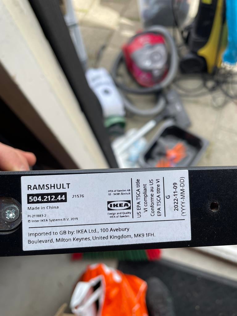 18x IKEA Ramshult plankdragers - Zo goed als nieuw voorkant, Ophalen, Zo goed als nieuw