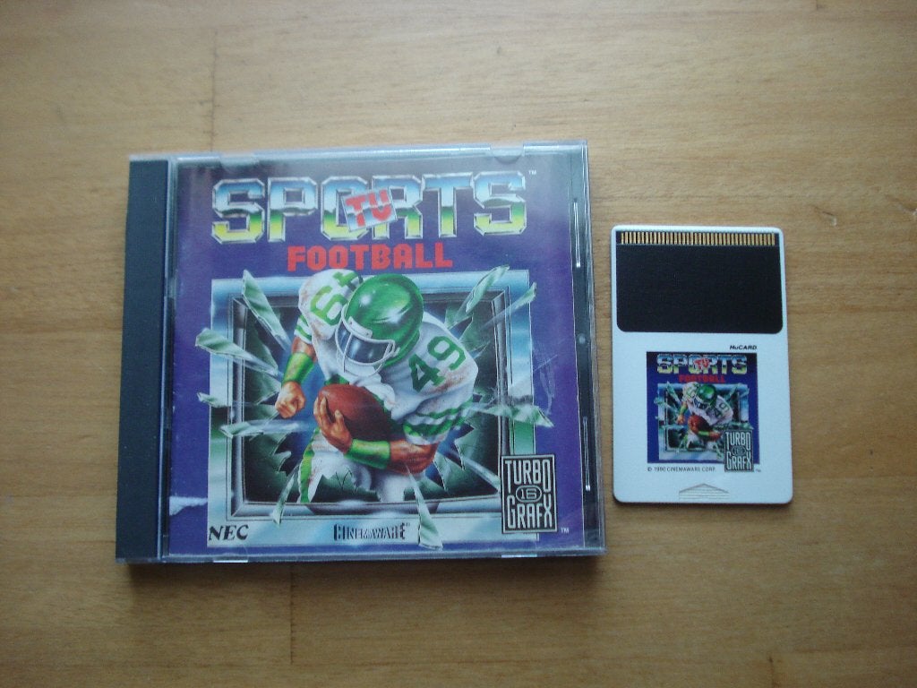 Sports tv football turbo grafx, 1 speler, Racen en Vliegen, Ophalen of Verzenden, Zo goed als nieuw