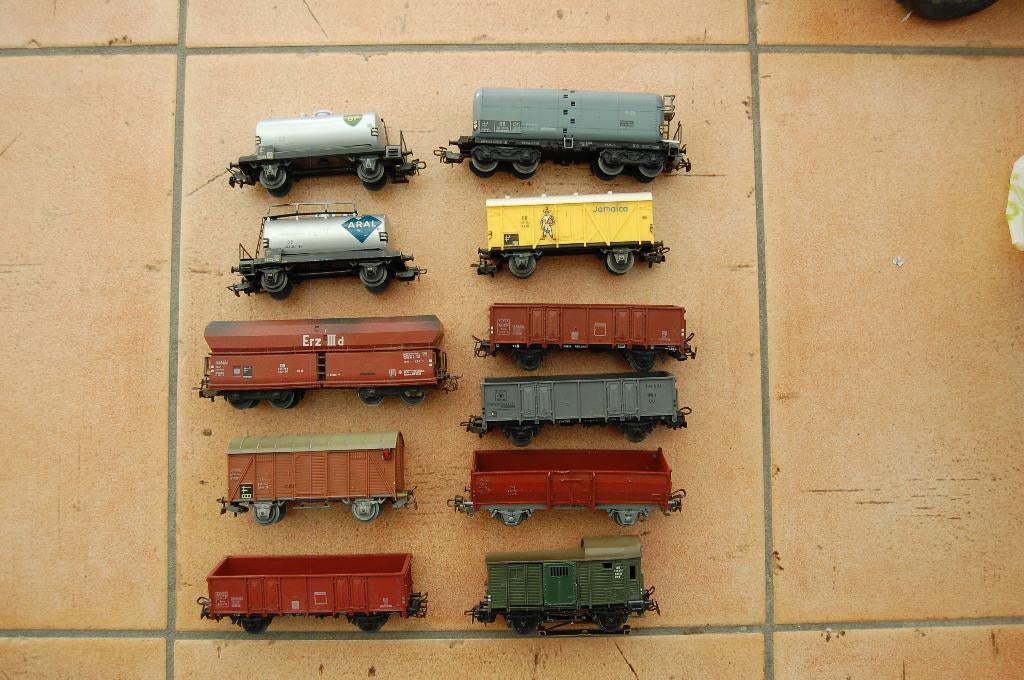 Marklin wagons partij 1, Hobby en Vrije tijd, Modeltreinen | H0, Wisselstroom, Gebruikt, Wagon, Ophalen of Verzenden