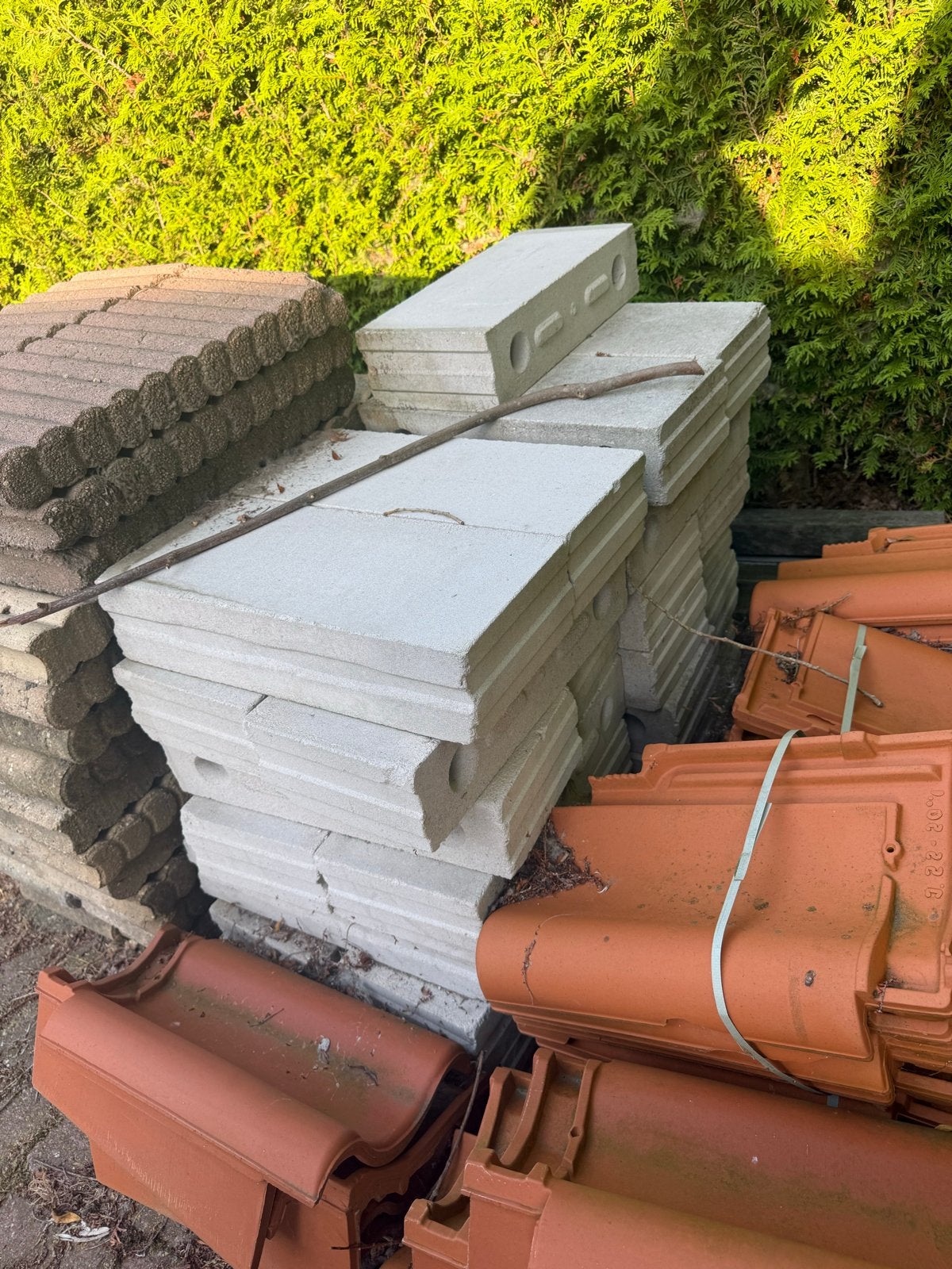 Circa 28 vellingblokken - nieuw, Ophalen, Gebruikt, Beton