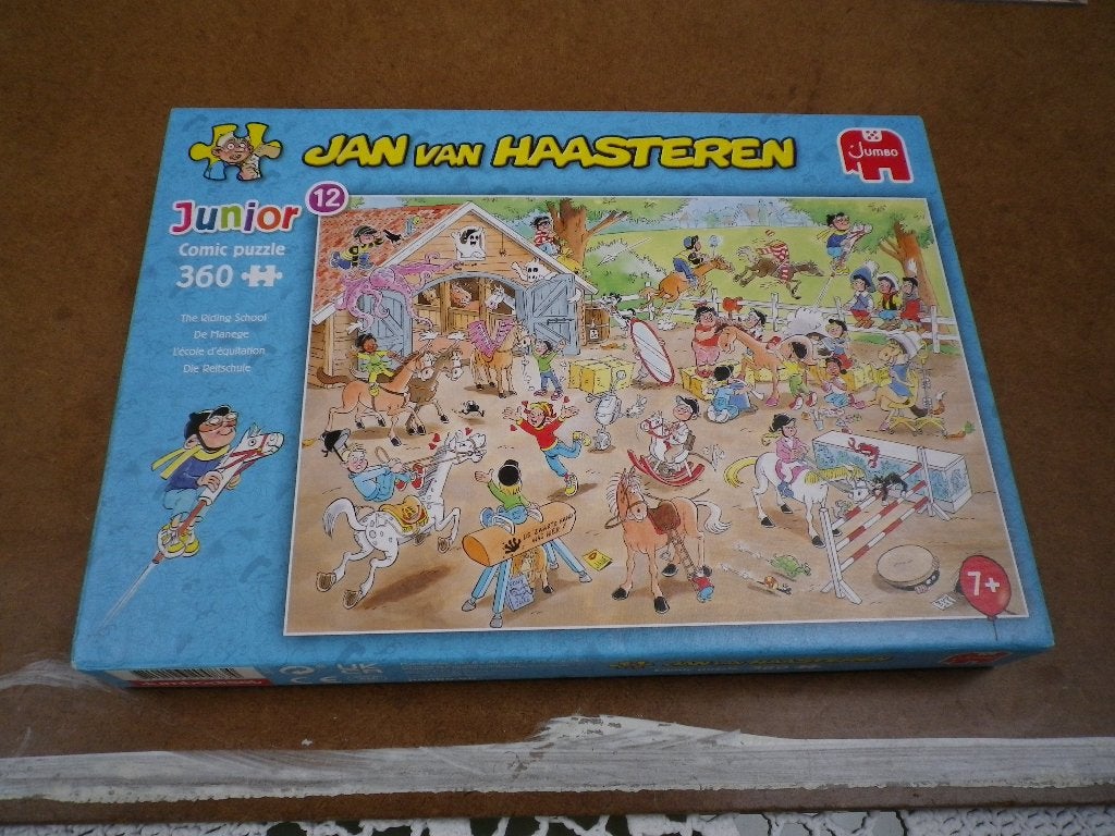 Jan v Haasteren jr De Manege, Ophalen, Minder dan 500 stukjes, Zo goed als nieuw, Legpuzzel