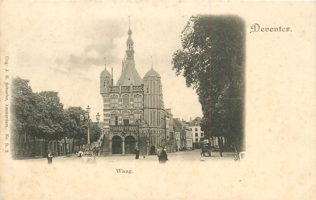 379-202-019 Deventer Waag, Ophalen of Verzenden, Voor 1920, Overijssel