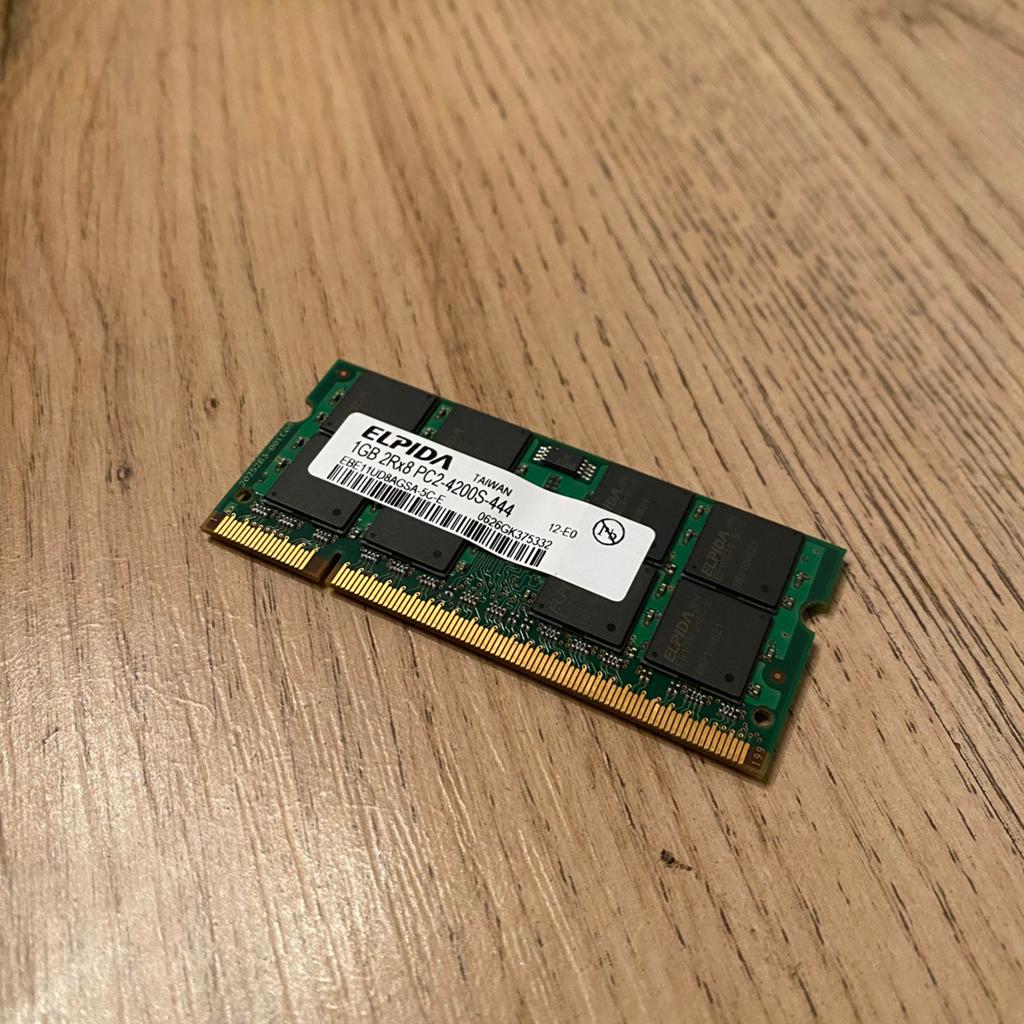 Elpida 1GB 2Rx8 PC2-4200S ( 533MHz ), 533 MHz, Ophalen of Verzenden, DDR2, Laptop