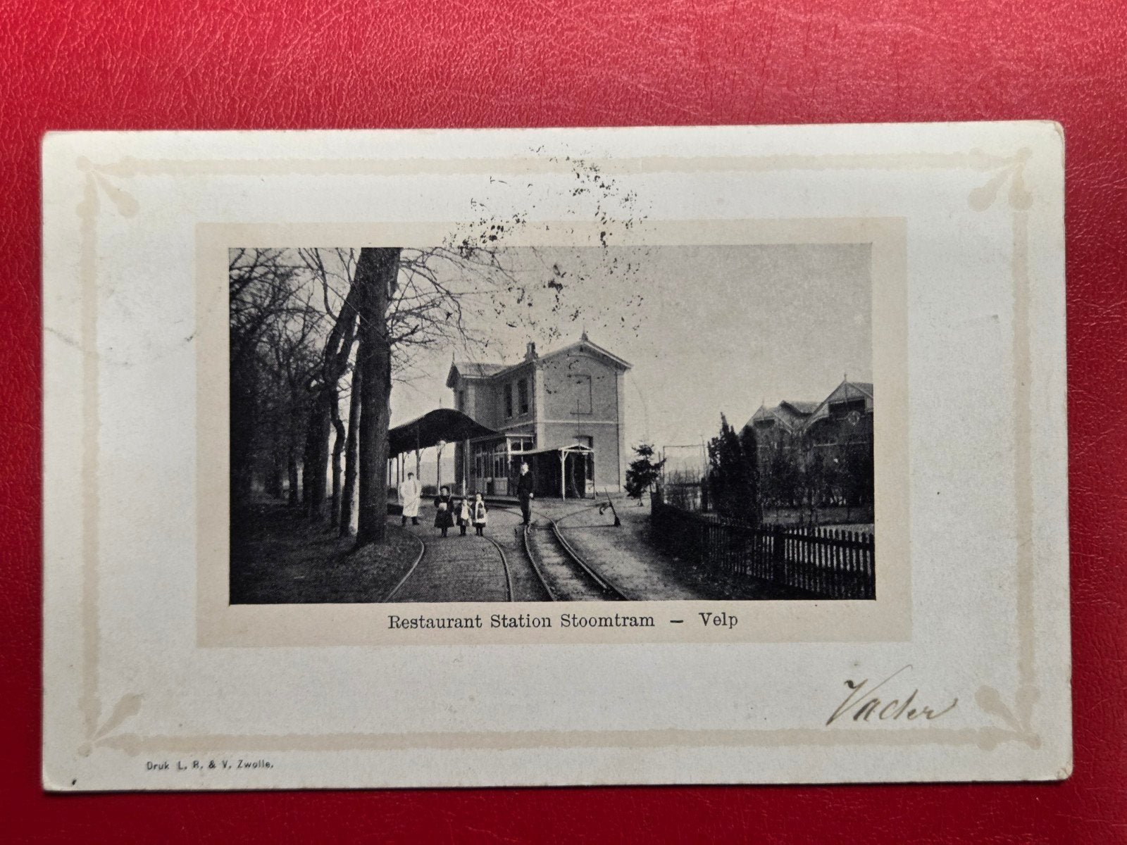 Velp bij Arnhem Tramstation, Ophalen of Verzenden, Voor 1920, Gelderland