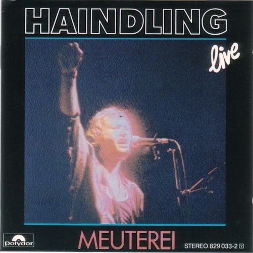 cd van Haindling - Meuterei - Live, Cd's en Dvd's, Cd's | Pop, Zo goed als nieuw, Verzenden