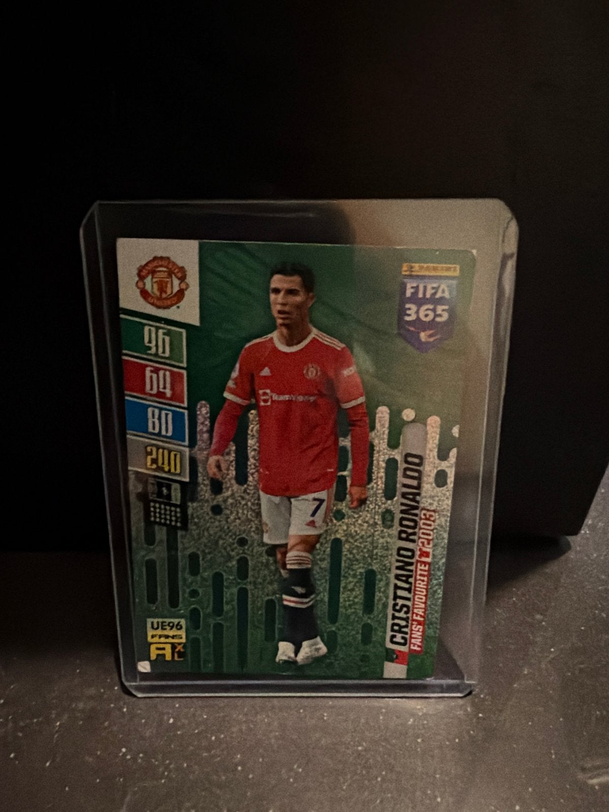 Cristiano Ronaldo FIFA 365 Adrenalyn XL kaart, Ophalen of Verzenden, Zo goed als nieuw, Buitenlandse clubs, Spelerskaart