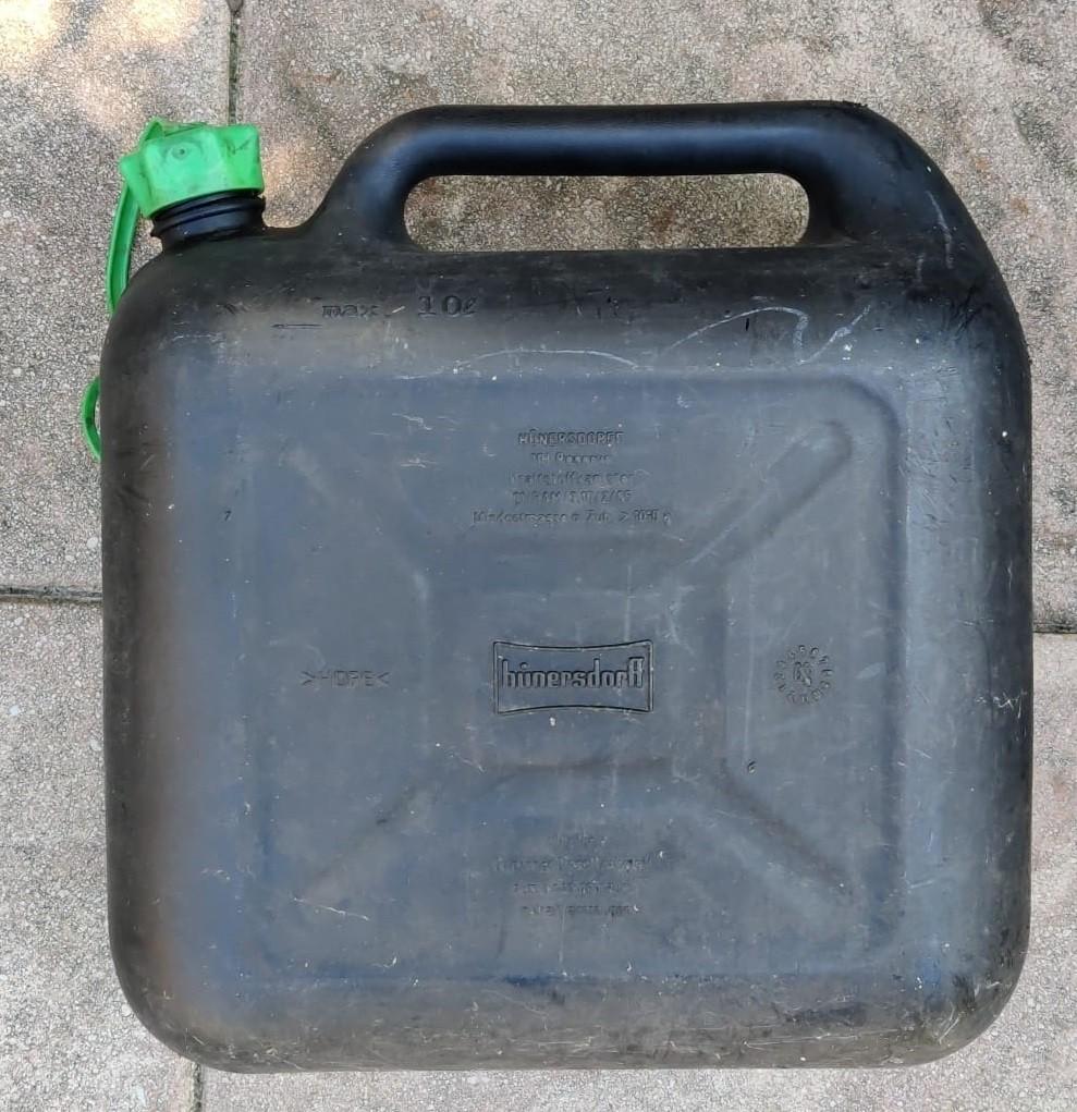 Brandstof jerrycan benzinekan 10 liter, Ophalen of Verzenden