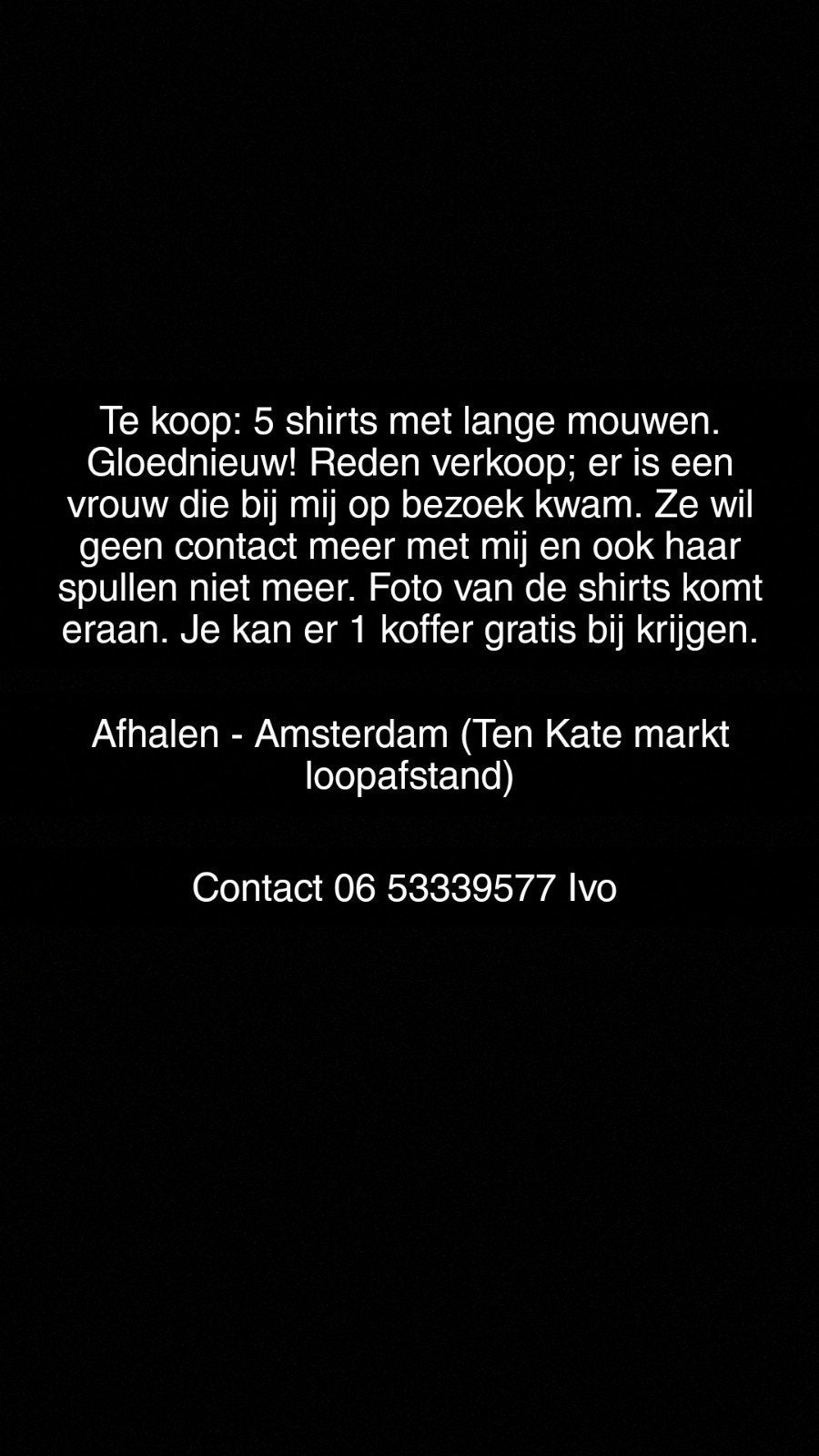 5 gloednieuwe shirts met lange mouwen + gratis koffer, Kleding | Dames, Ophalen of Verzenden, Nieuw, Lange mouw