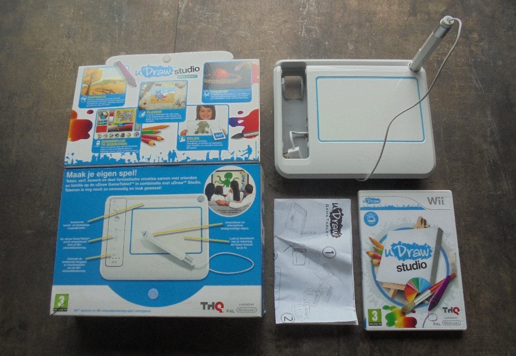 U Draw Studio + Game Pad voor Wii (zie foto's), Spelcomputers en Games, Puzzel en Educatief, 1 speler, Ophalen of Verzenden, Zo goed als nieuw