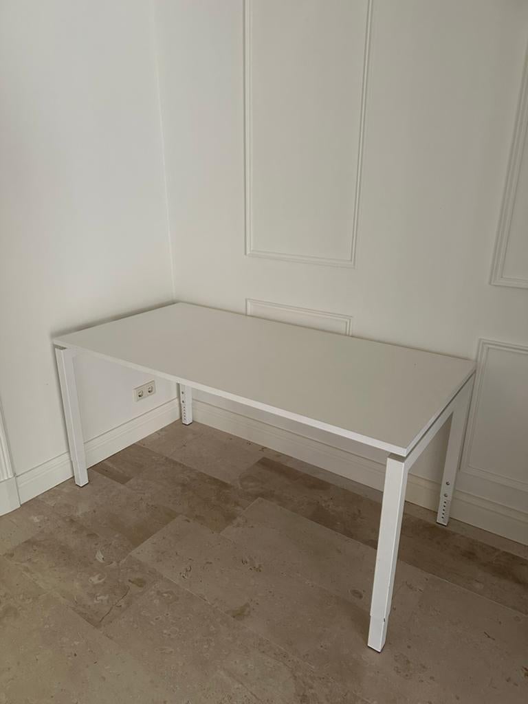4x stevige kantoorbureaus 160x80 – hoogte verstelbaar, Ophalen, 160 cm, In hoogte verstelbaar, Zo goed als nieuw