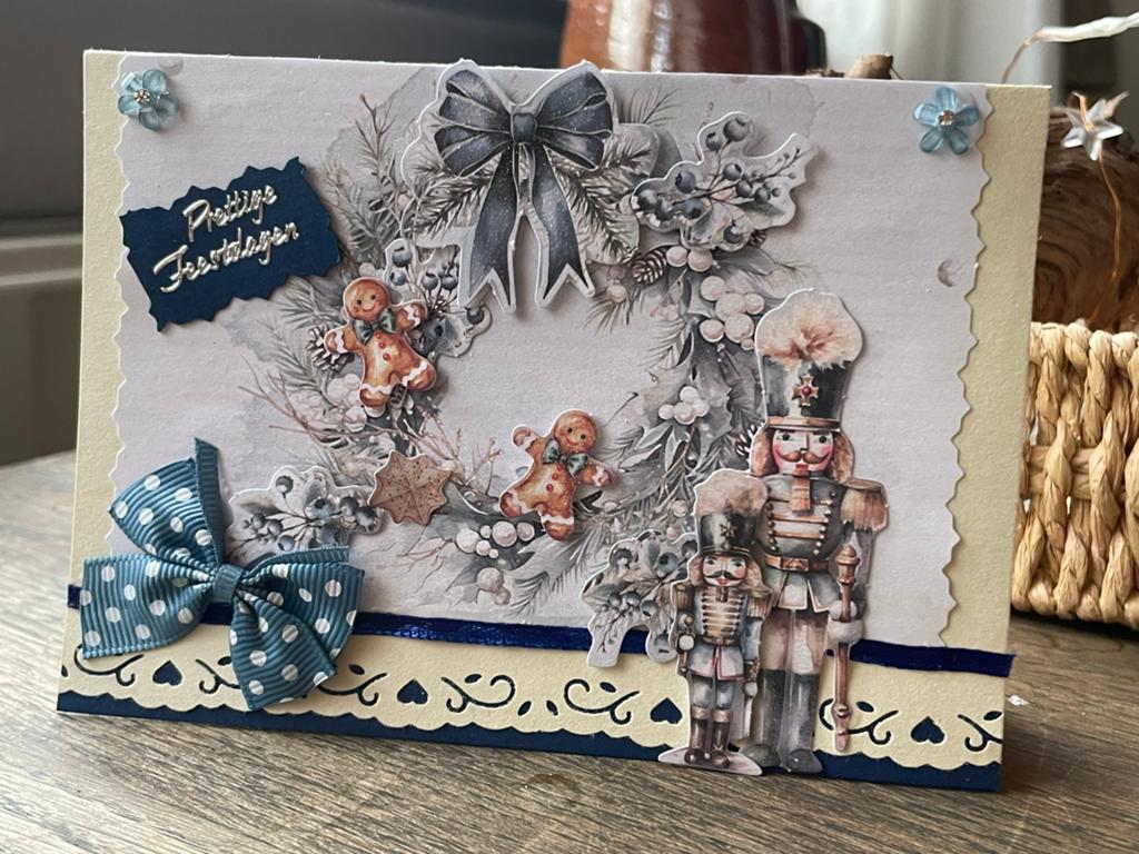 3d kerstkaart prettige feestdagen, Verzenden, Nieuw, Kerst