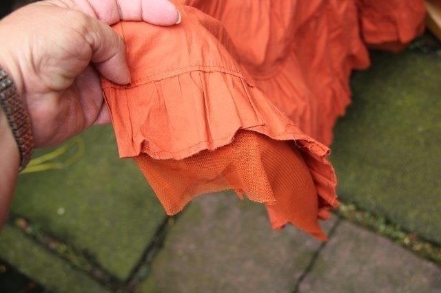 Rok oranje Attentif mt 1(S) Vaste prijs OPRUIMING, Kleding | Dames, Oranje, Ophalen of Verzenden, Zo goed als nieuw, Maat 36 (S)