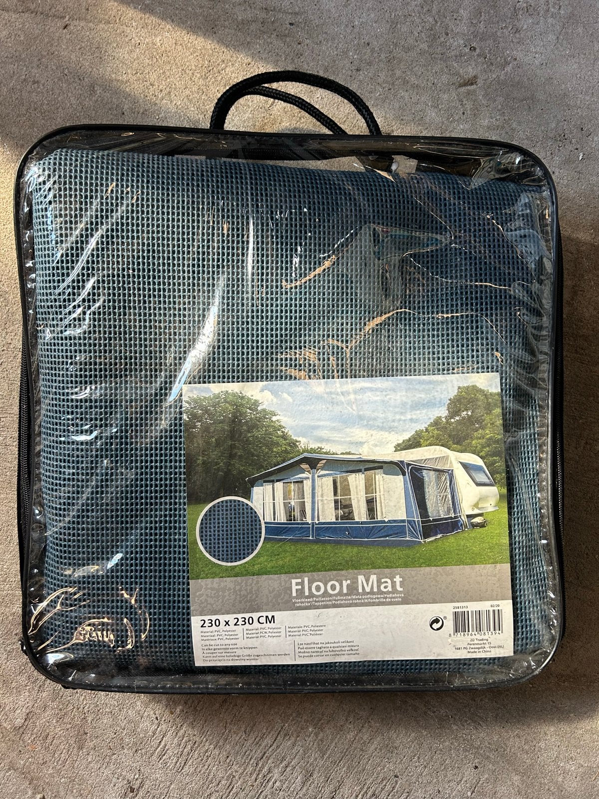 Vloermat voor voortent/caravan 230x230 cm, Caravans en Kamperen, Ophalen of Verzenden, Nieuw