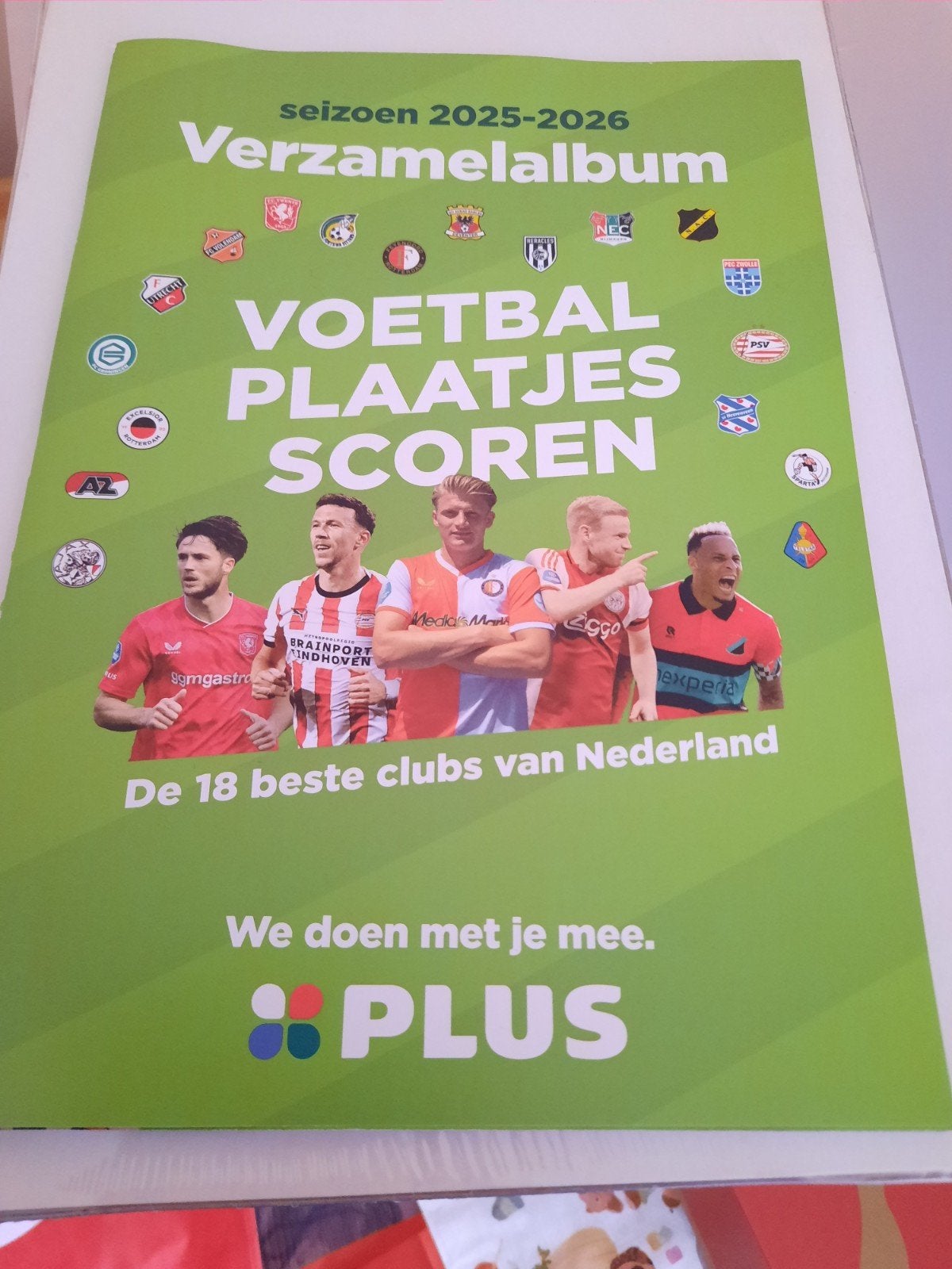 Compleet voetbalboek, Plus, Ophalen
